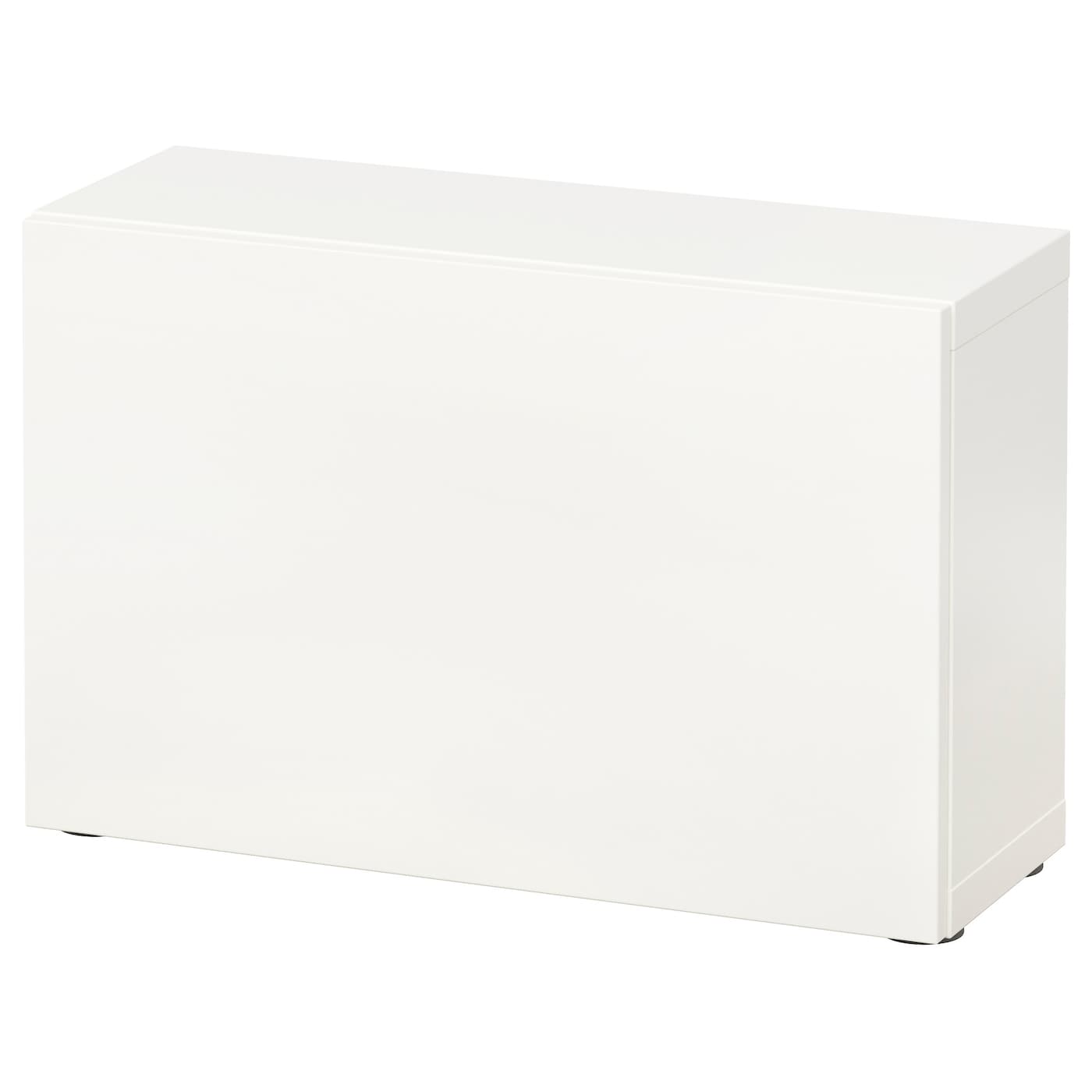 Шкаф - IKEA BESTÅ/BESTA/БЕСТО ИКЕА, 60x20x38 см, белый