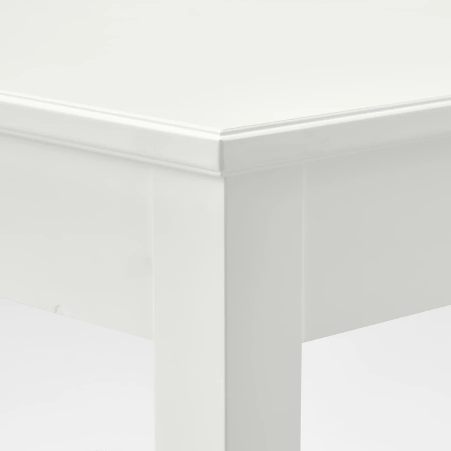 Раскладной кухонный стол - IKEA IDANÄS/IDANAS, 86/51х96х75 см, белый, ИДАНЭС ИКЕА (изображение №6)