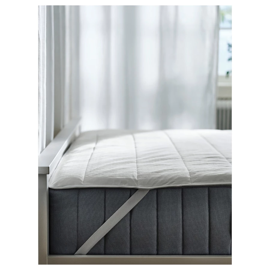 Наматрасник - ROSENVIAL IKEA/ РОСЕНВИАЛЬ ИКЕА, 140х200 см,  белый (изображение №2)