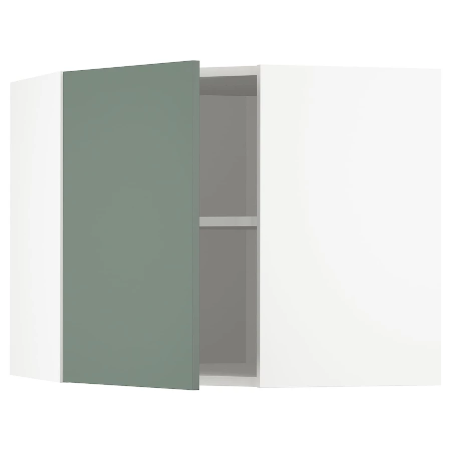 Шкаф  - METOD IKEA/ МЕТОД ИКЕА, 60х68 см, белый/темно-зеленый (изображение №1)