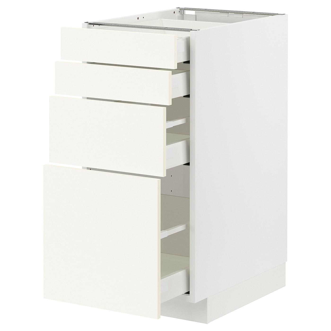 Напольный шкаф  - IKEA METOD MAXIMERA, 88x61,6x40см, белый, МЕТОД МАКСИМЕРА ИКЕА