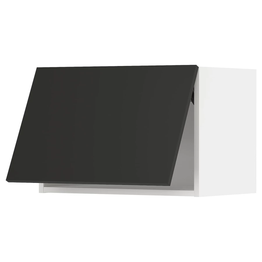 Навесной шкаф - METOD IKEA/ МЕТОД ИКЕА, 60х40 см, белый/черный (изображение №1)