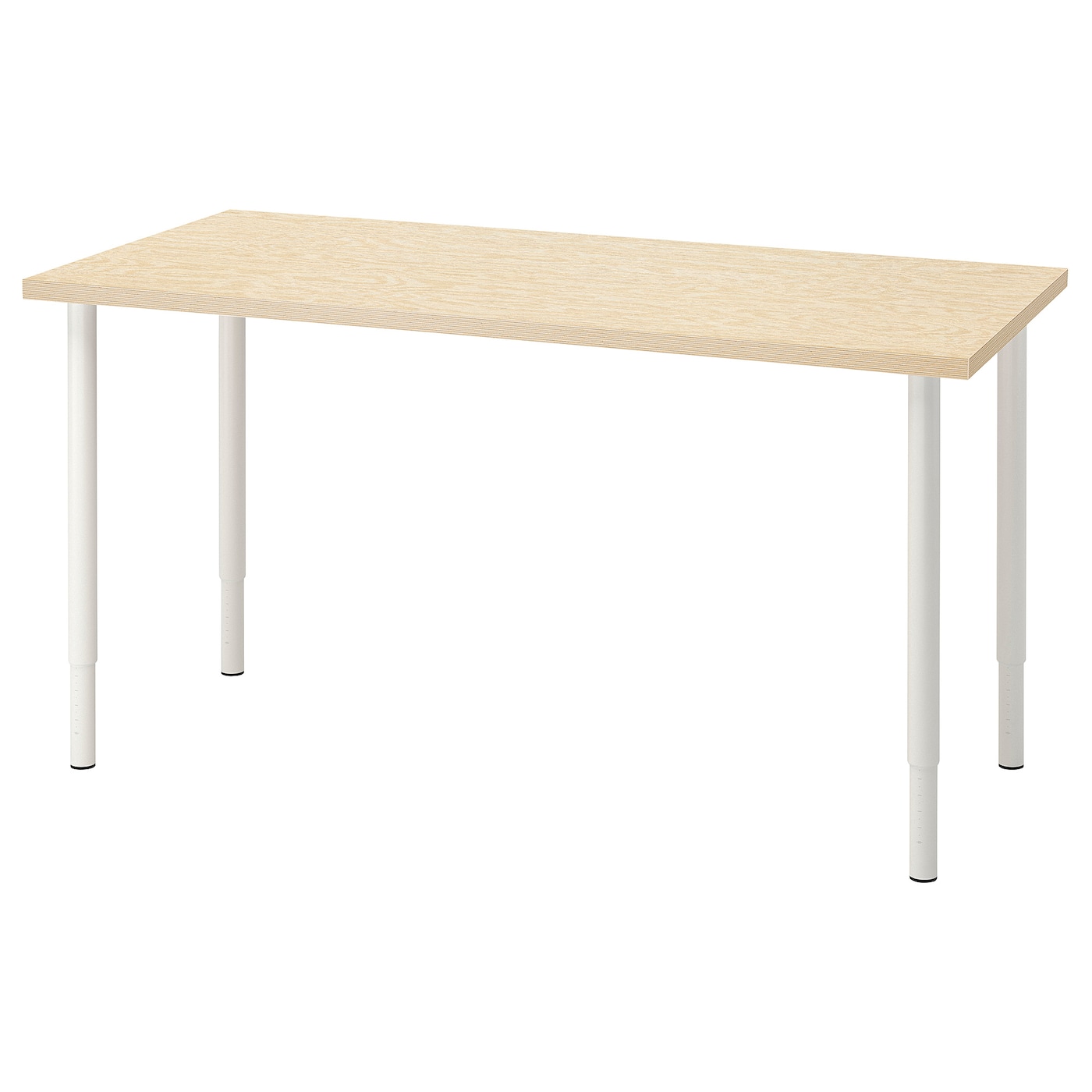 Письменный стол - IKEA MITTCIRKEL/OLOV/МИТЦИРКЕЛЬ/ОЛОВ ИКЕА, 140х60 см, сосна/белый