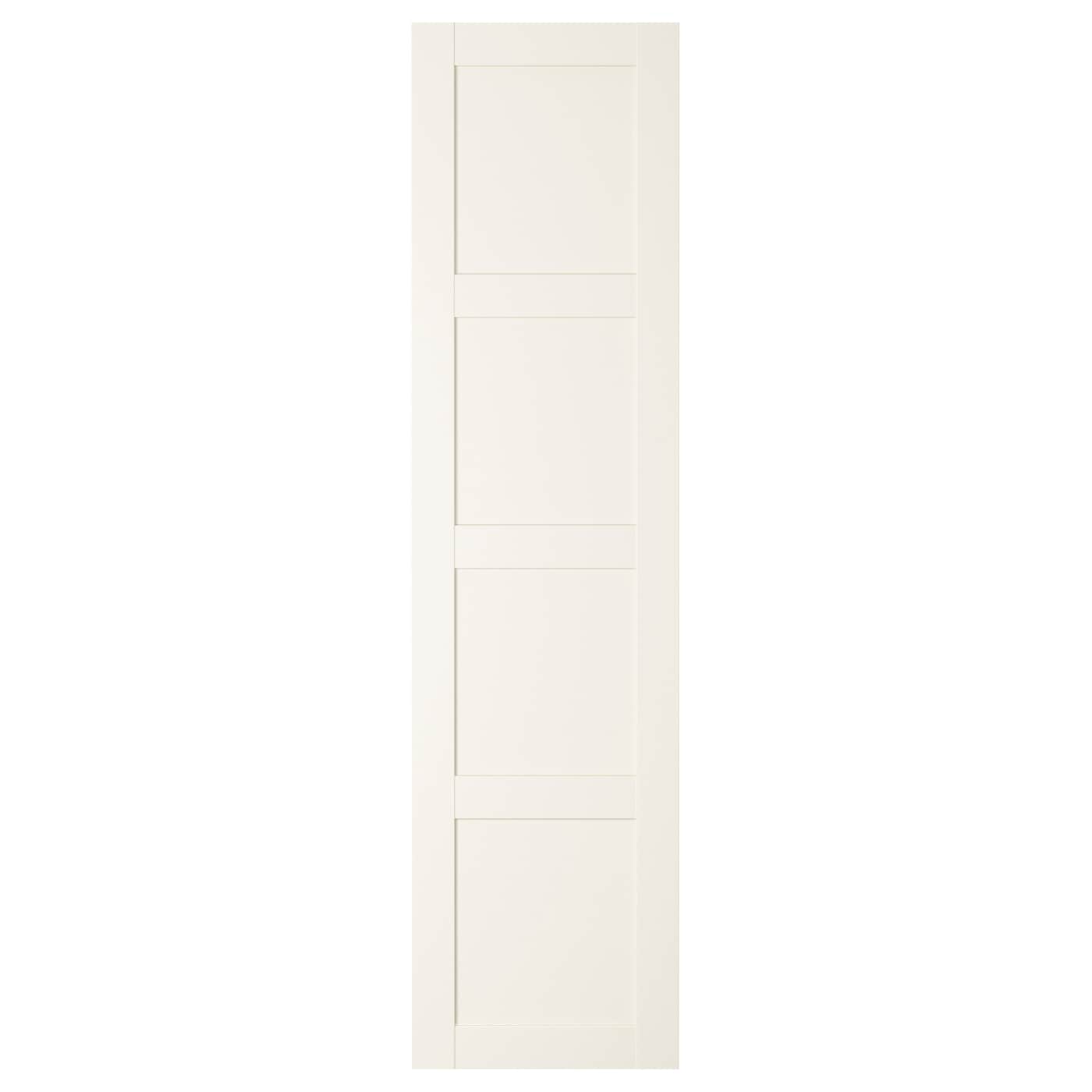 Дверь с петлями -  BERGSBO IKEA/ БЕРГСБУ ИКЕА, 195х50 см,  белый