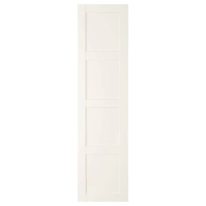 Дверь с петлями - BERGSBO IKEA/ БЕРГСБУ ИКЕА, 195х50 см, белый