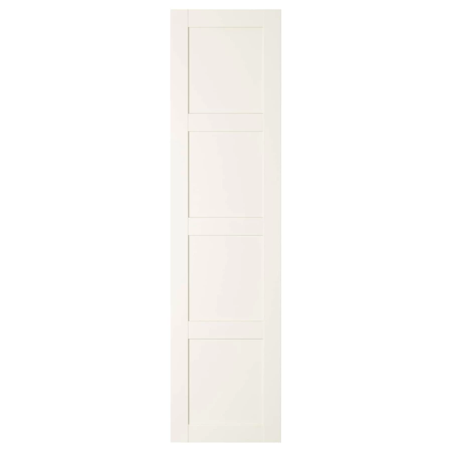 Дверь с петлями -  BERGSBO IKEA/ БЕРГСБУ ИКЕА, 195х50 см,  белый (изображение №1)