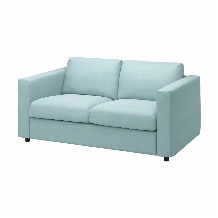 Чехол на 2-местный диван  - IKEA  VIMLE/ВИМЛЕ ИКЕА,  голубой (изображение №1)