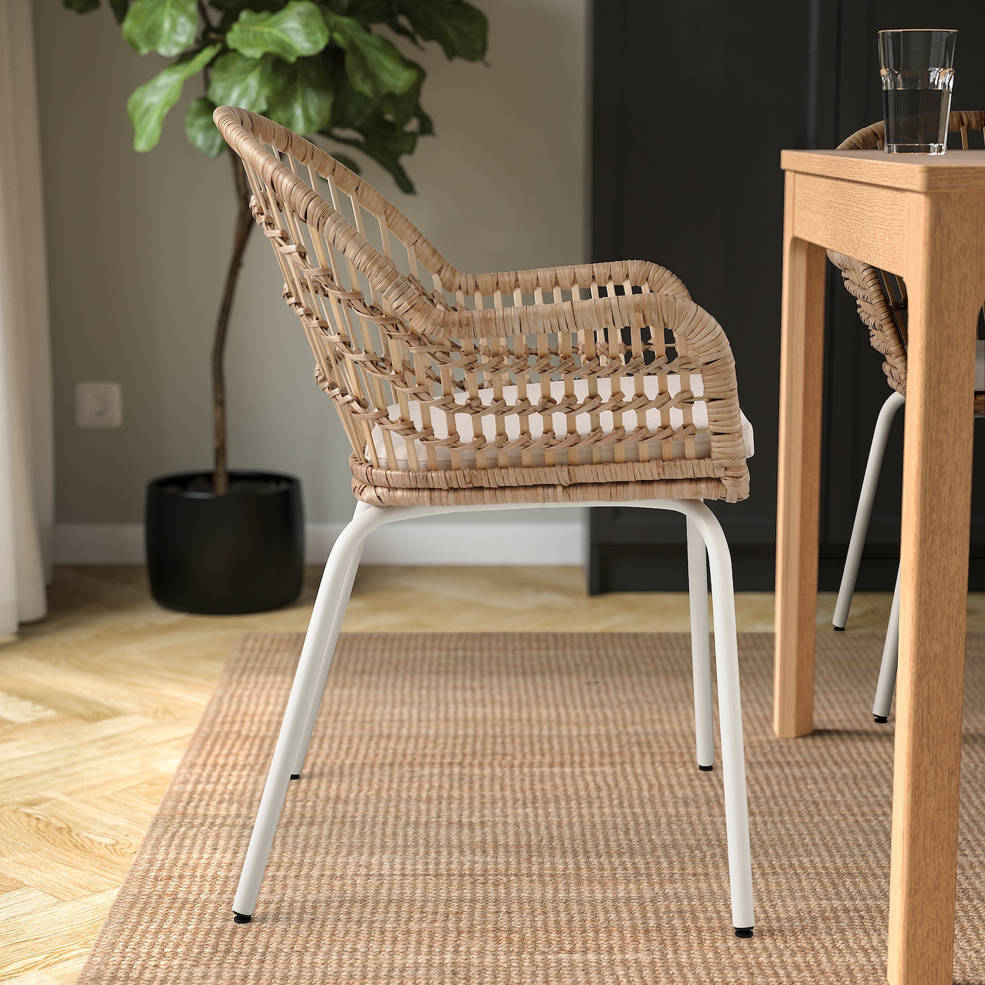 Ikea rattan chair cushion sale