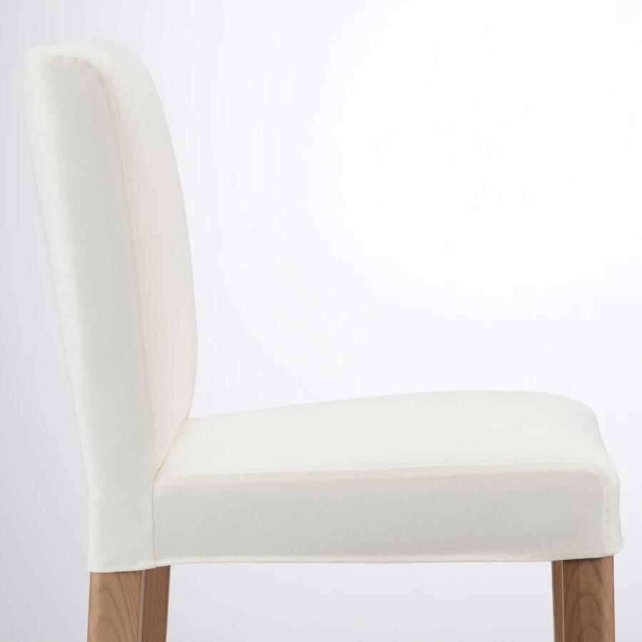 Барный стул со спинкой - BERGMUND IKEA/БЕРГМУНД ИКЕА, 110х45х49 см, белый (изображение №6)