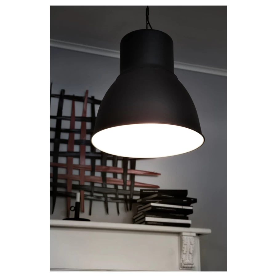Подвесной светильник - HEKTAR IKEA/ ХЕКТАР ИКЕА, 47 см, черный (изображение №2)