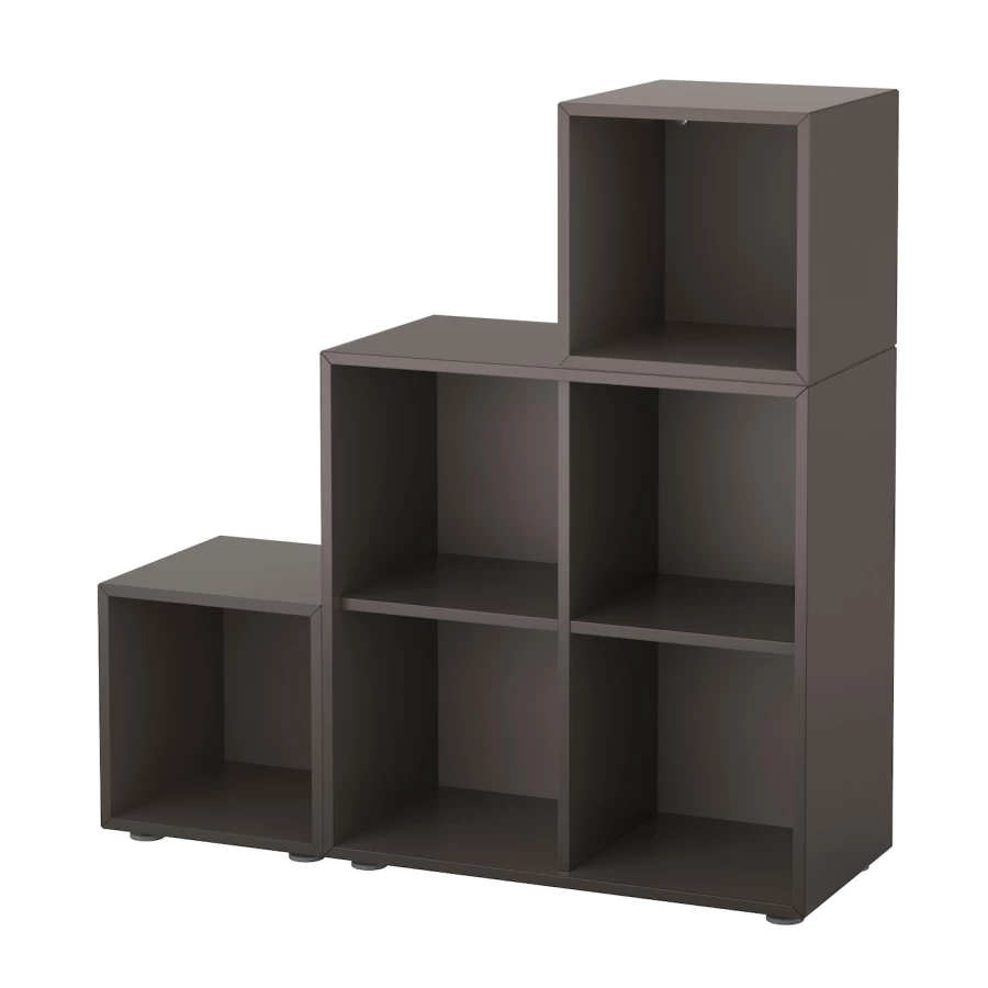 Комбинация для хранения - EKET IKEA/ЭКЕТ ИКЕА, 105x35x107 коричневый (изображение №1)