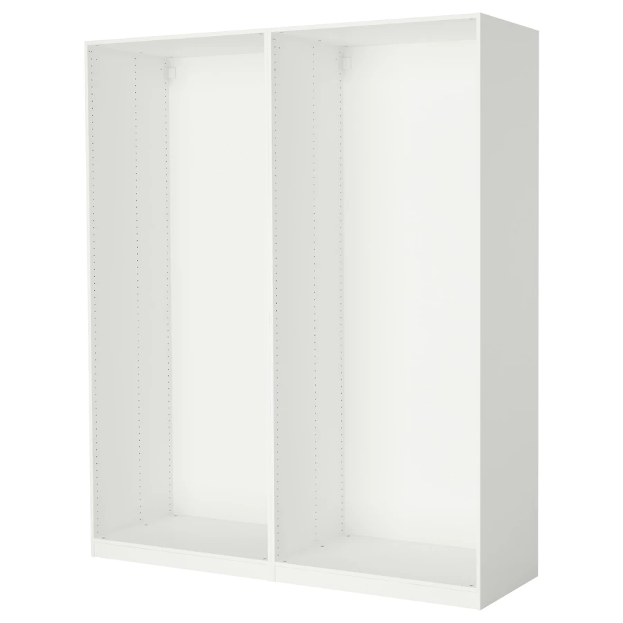 Каркас гардероба - IKEA PAX, 200x58x236 см, белый ПАКС ИКЕА (изображение №1)