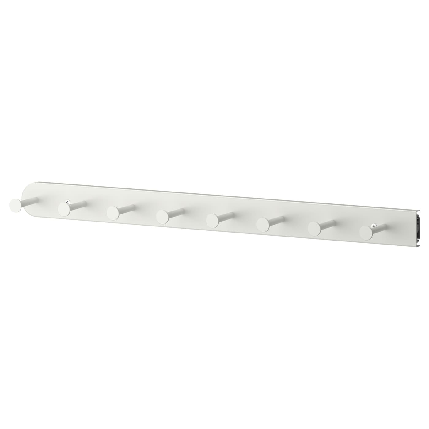 Выдвижная многофункциональная вешалка - IKEA KOMPLEMENT/ КОМПЛИМЕНТ ИКЕА, 58 см, белый