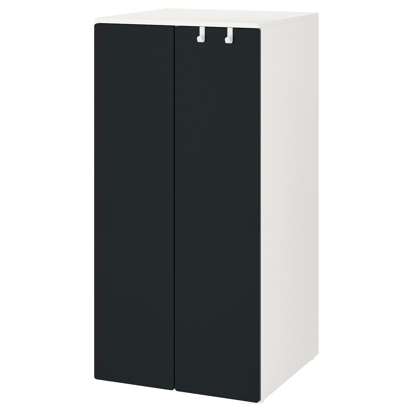 Шкаф детский - IKEA PLATSA/SMÅSTAD/SMASTAD, 60x57x123 см, белый/черный, ИКЕА