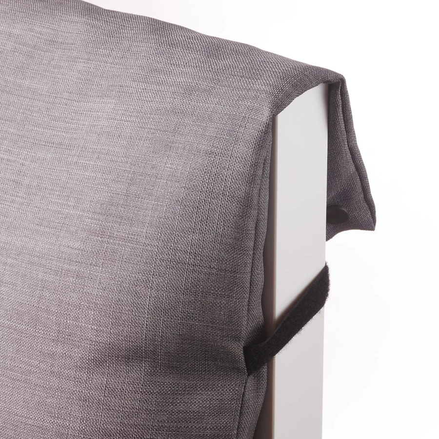 Подушка на изголовье - MALM IKEA/ МАЛЬМ ИКЕА, 140х60 см, серый (изображение №2)