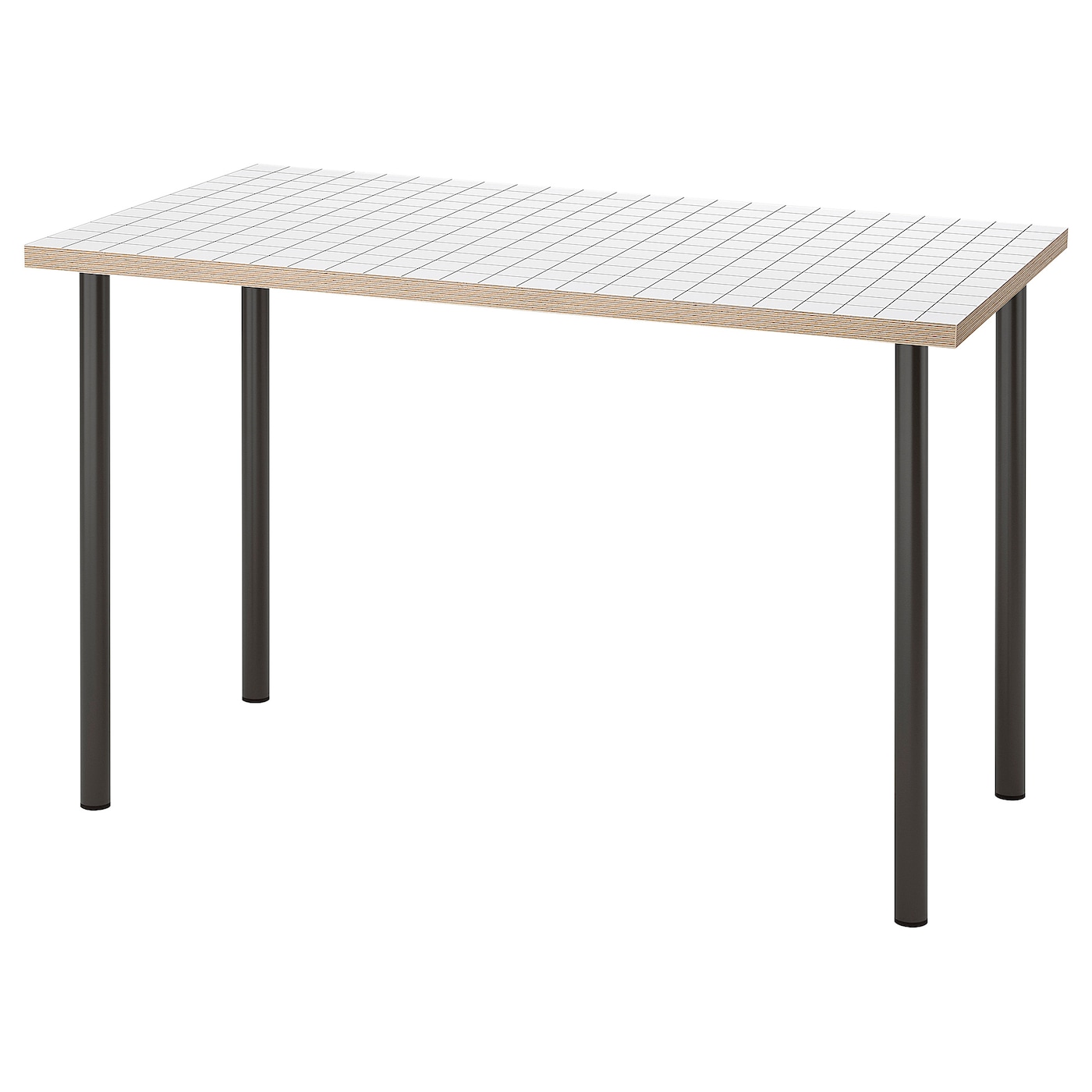 Письменный стол - LAGKAPTEN / ADILSK IKEA /  ЛАГКАПТЕН / АДИЛЬС ИКЕА,  73х60 см, черный/белый