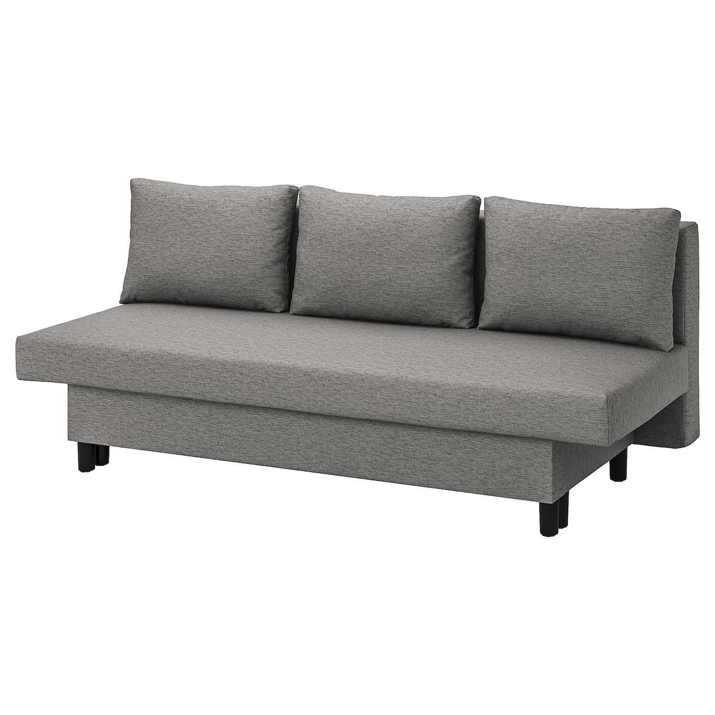 3-местный диван-кровать - IKEA ÄLVDALEN/ALVDALEN/ЭЛВДАЛЕН ИКЕА, 81х82х194 см, серый