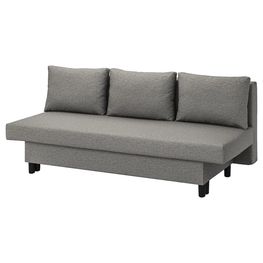 3-местный диван-кровать - IKEA ÄLVDALEN/ALVDALEN/ЭЛВДАЛЕН ИКЕА, 81х82х194 см, серый (изображение №1)