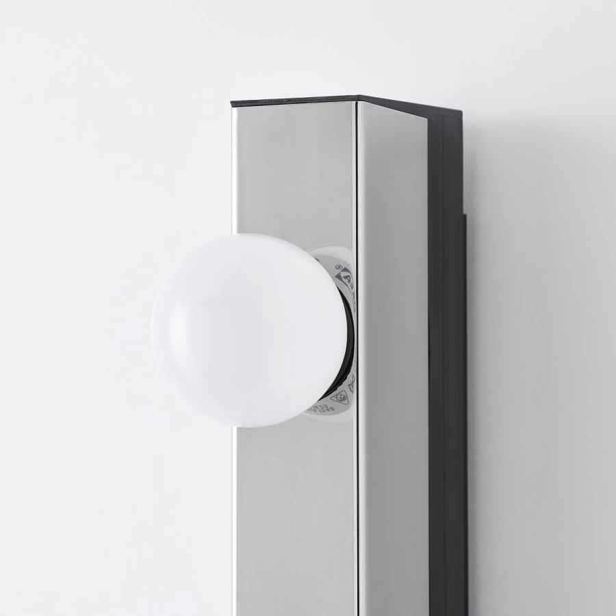 Настенный светильник - MUSIK  IKEA/ МУЗИК ИКЕА, 60 см, серебристый (изображение №6)