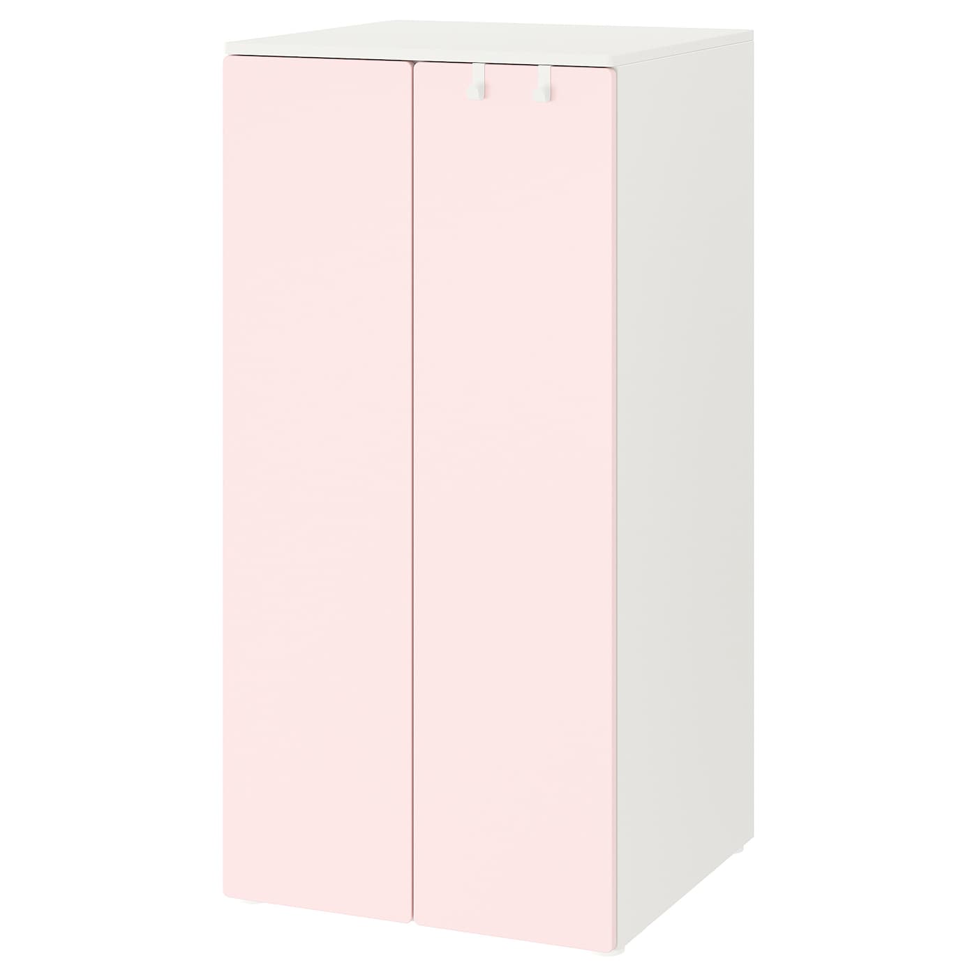 Детский шкаф - PLATSA/SMÅSTAD/SMАSTAD  IКЕА/ПЛАТСА/СМОСТАД ИКЕА,60x57x123 см ,белый/розовый