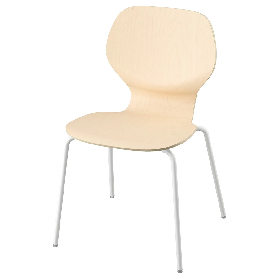 Стул - IKEA SIGTRYGG/SEFAST, 82х52х50 см, бежевый/белый, ИКЕА (изображение №1)