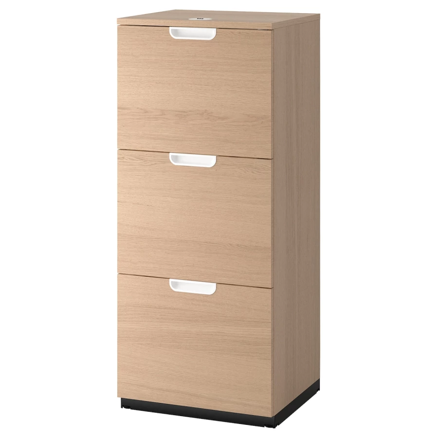 Шкаф для документов - IKEA GALANT/ГАЛАНТ ИКЕА, 120х45х51 см, светло-коричневый (изображение №1)