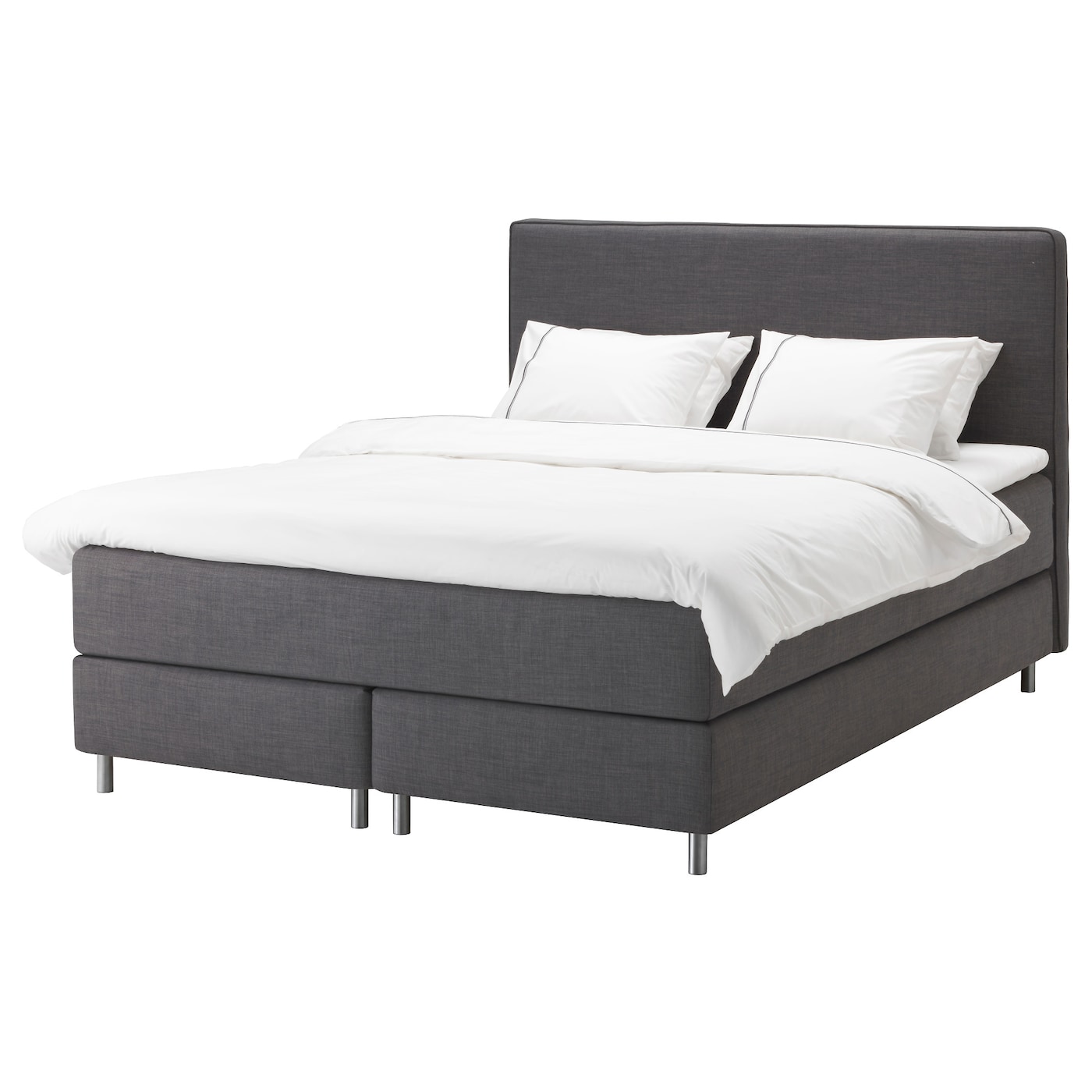 Кровать - IKEA DUNVIK, 200х160 см, темнр-серый,ДУНВИК ИКЕА