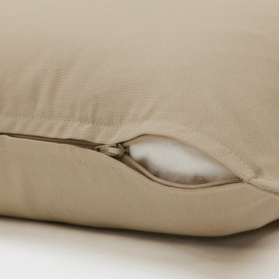 Чехол на подушку - GURLI IKEA/ ГУРЛИ ИКЕА, 58х40 см,  бежевый (изображение №4)