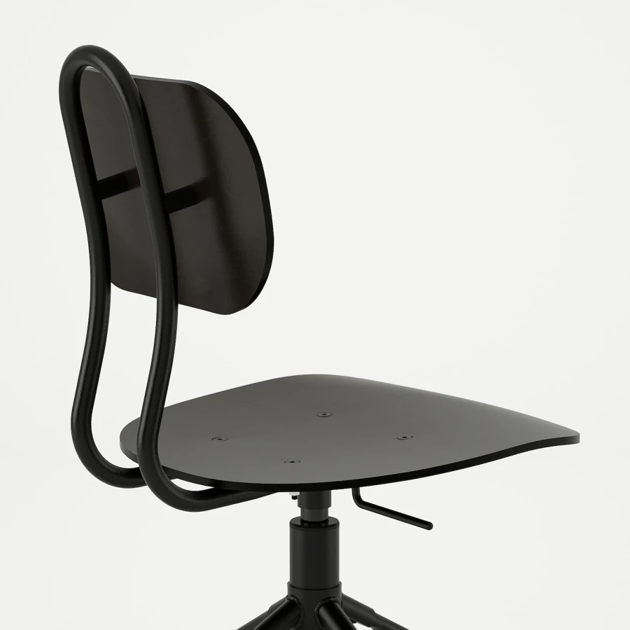 Офисный стул - IKEA KULLABERG, 58x58x94см, черный, КУЛЛАБЕРГ ИКЕА (изображение №6)