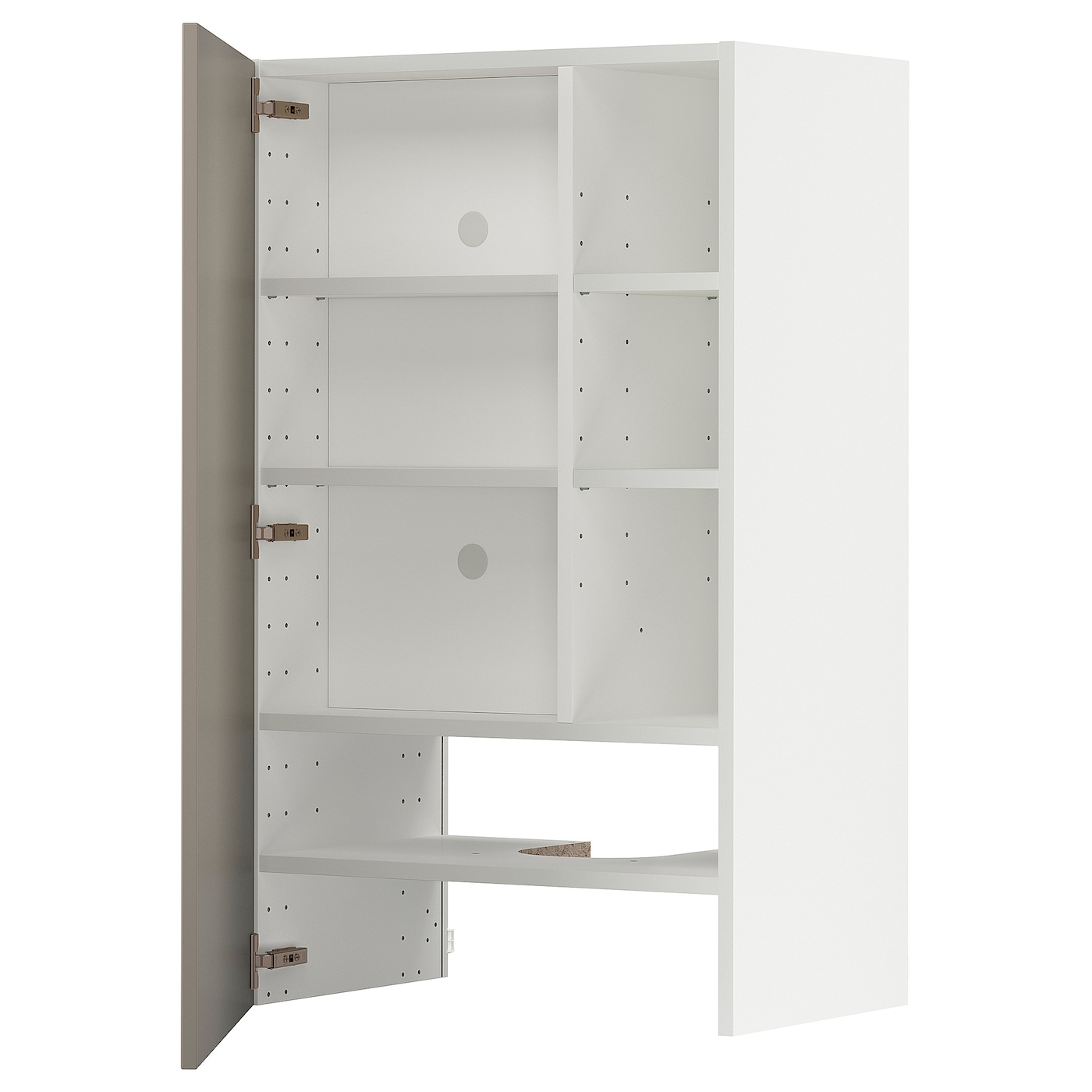 Навесной шкаф - METOD IKEA/ МЕТОД ИКЕА, 100х60 см, белый/бежевый