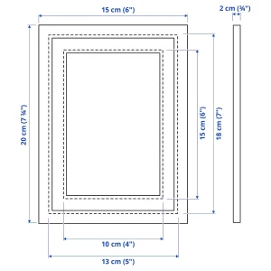 Второе фото. Рамка - IKEA SILVERHÖJDEN/SILVERHOJDEN, 13х18 см, золотой цвет, СИЛВЕРХОЙДЕН ИКЕА