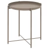 Стол сервировочный - IKEA GLADOM/ИКЕА ГЛАДОМ, 45х45х53 см, темный серо-бежевый