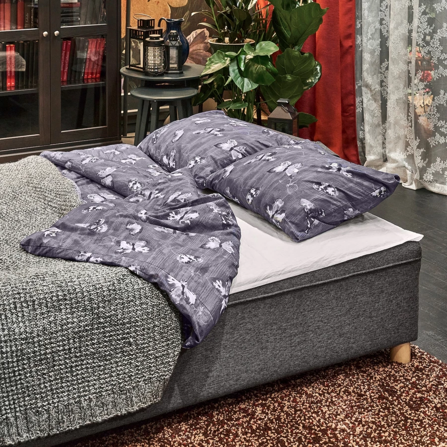 3-местный диван-кровать - IKEA GRUNNARP, 92x236см, черный, ГРУННАРП ИКЕА (изображение №12)
