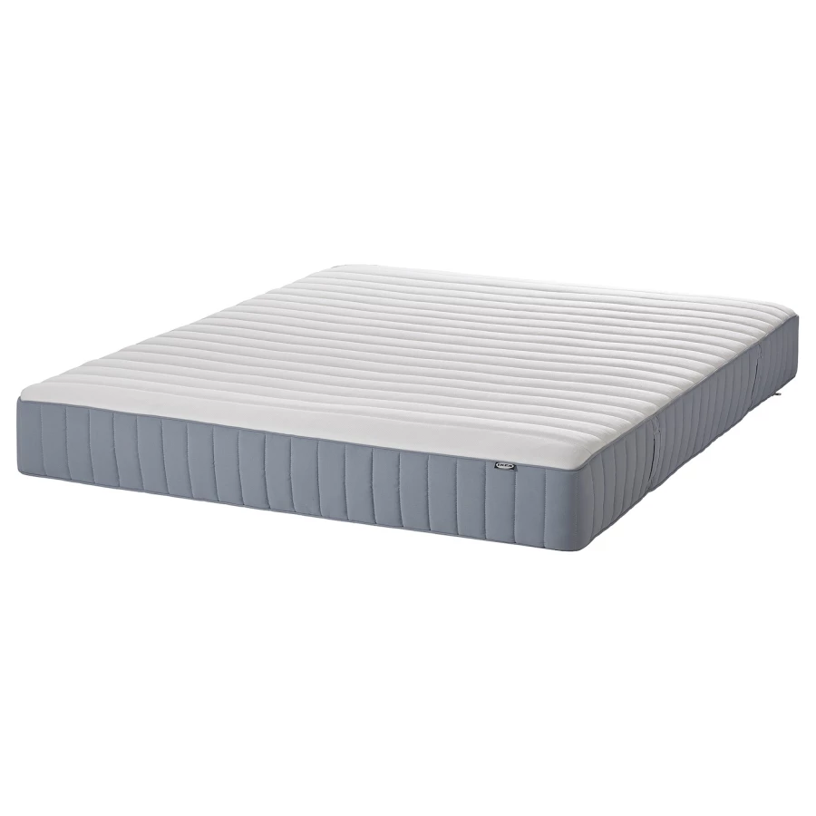 Кровать - IKEA ESPEVÄR/VALEVÅG/ESPEVAR/VALEVAG, 200х180 см, матрас средне-жесткий, белый, ЭСПЕВАР/ВАЛЕВОГ ИКЕА (изображение №2)