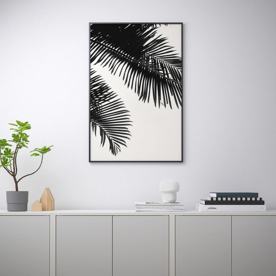 Постер - IKEA BILD, 61х91 см, «Линейные пальмовые листья», БИЛЬД ИКЕА (изображение №3)