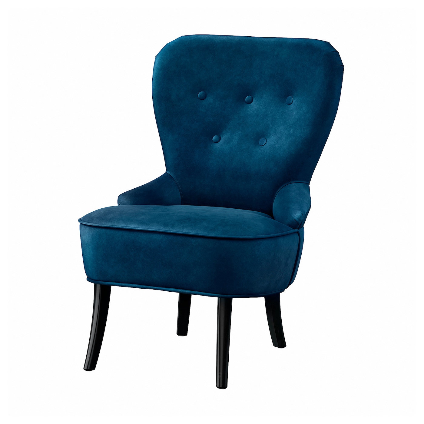 Кресло с подголовником - IKEA REMSTA, 60х72х88 см, синий,  РЕМСТА ИКЕА