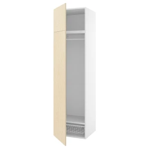 Платяной шкаф - PLATSA/KALBÅDEN IКЕА/ПЛАТСА/КАЛБОДЕН ИКЕА,60x57x221 см,белый/бежевый
