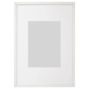 Рамка - IKEA LOMVIKEN, 21х30 см, белый, ЛОМВИКЕН ИКЕА