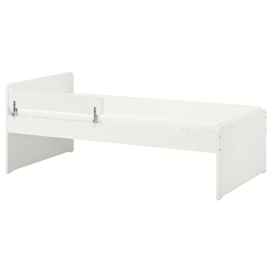 Кровать  - SLÄKT / NATTAPA/SLАKT IKEA/ СЛЭКТ/ НАТТАПА ИКЕА,  96х36 см, белый (изображение №1)