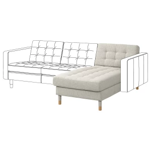 Кушетка - IKEA LANDSKRONA/ЛАНДСКРОНА ИКЕА, 78х158х78 см, белый