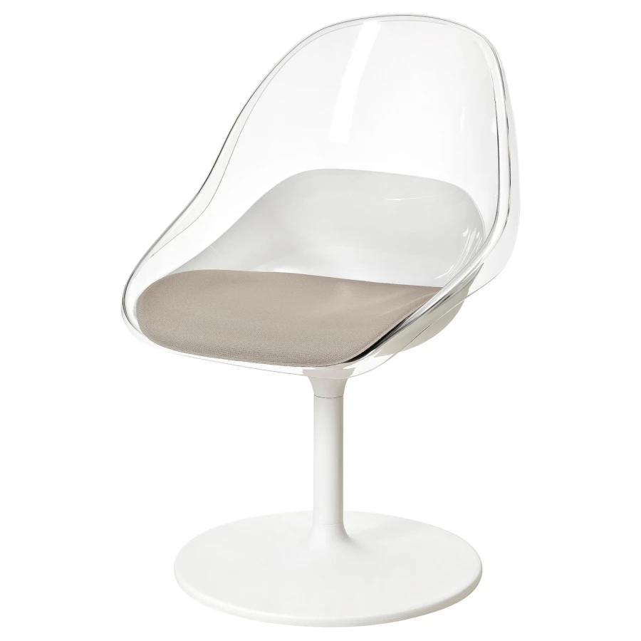 Кресло вращающееся - BALTSAR IKEA/ БАЛТСАР ИКЕА, 45х58 см, бежевый (изображение №1)