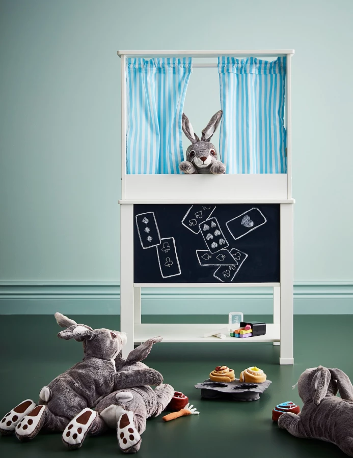 Кухня детская - IKEA SPISIG/CПИСИГ ИКЕА, 37х55х98 см, белый/голубой (изображение №11)