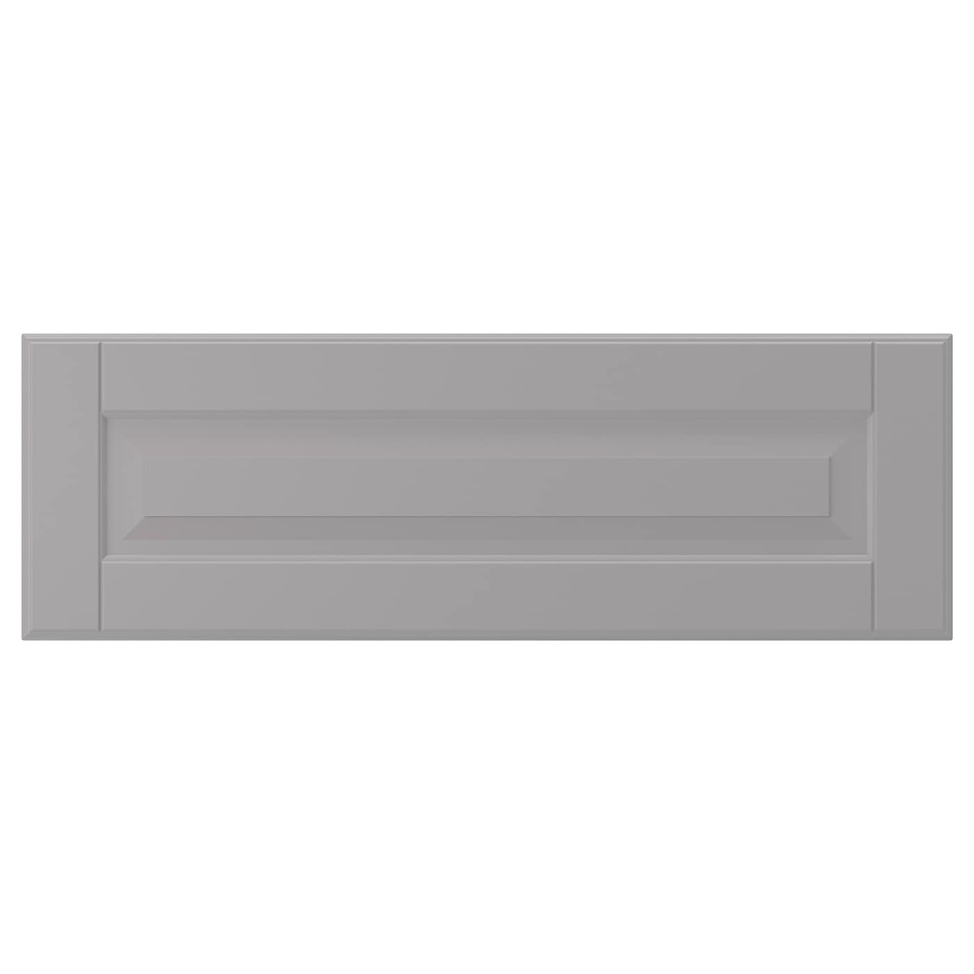 Фасад ящика - IKEA BODBYN, 20х60 см, серый, БУДБИН ИКЕА