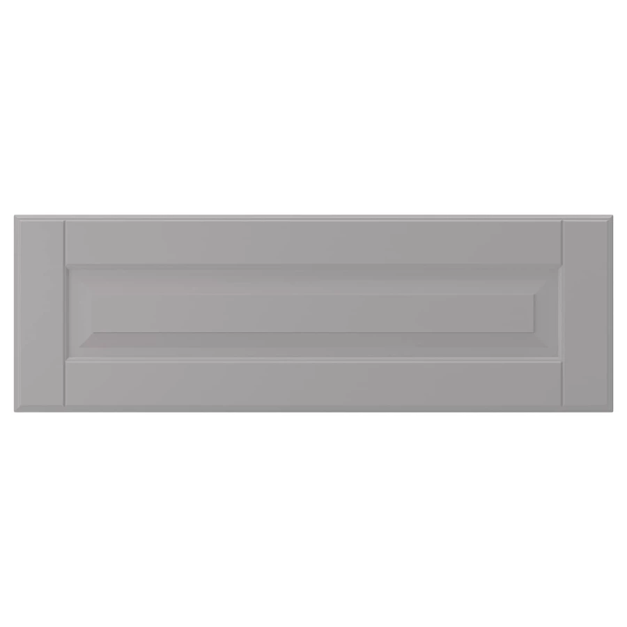 Фасад ящика - IKEA BODBYN, 20х60 см, серый, БУДБИН ИКЕА (изображение №1)
