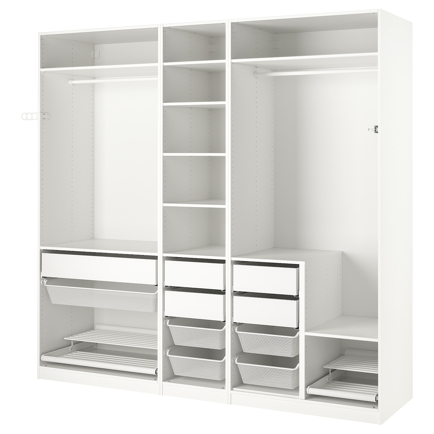 Шкаф - IKEA PAX/ПАКС ИКЕА, 58х250х236,4 см, белый