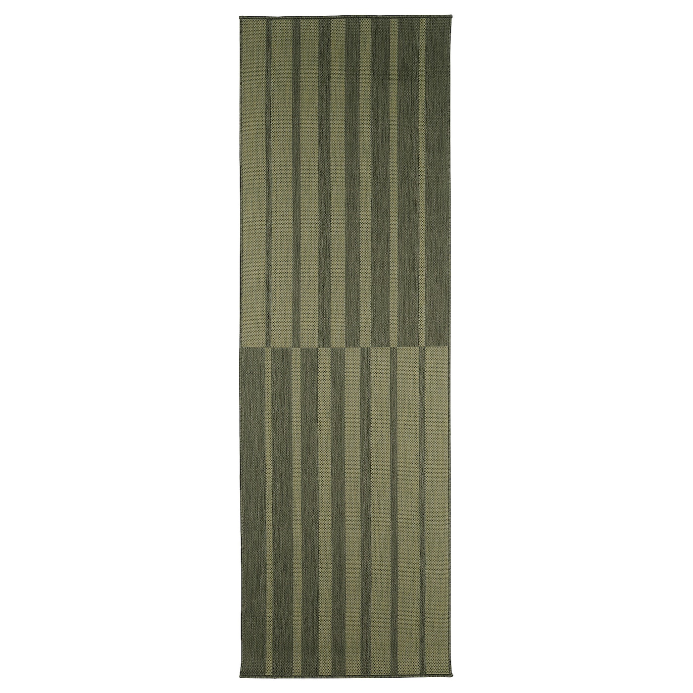 Текстильный ковер для дома и улицы - IKEA KANTSTOLPE/КАНТСТОЛП ИКЕА, 250х80 см, зеленый