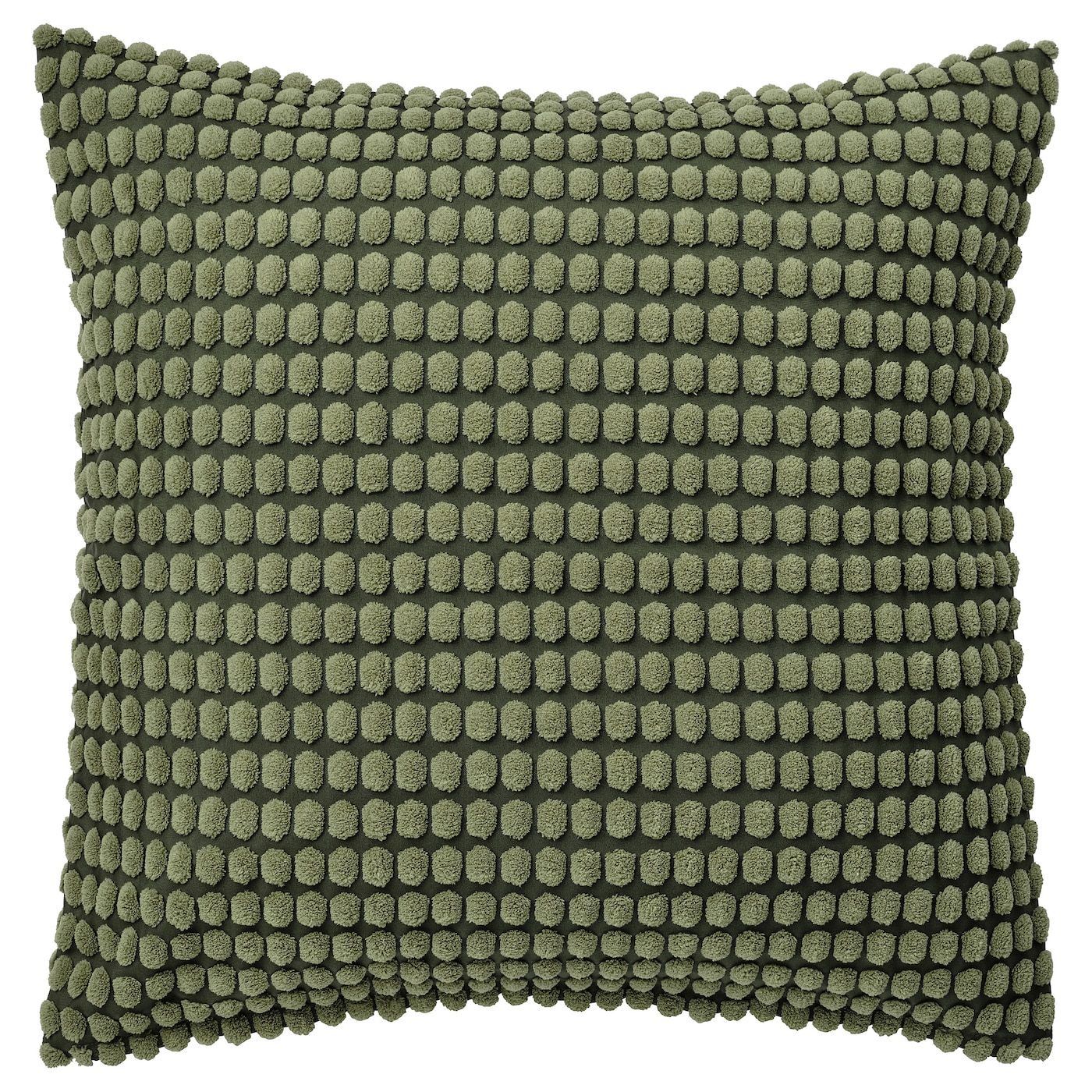 Чехол на подушку - SVARTPOPPEL  IKEA/ СВАРТПОППЕЛ ИКЕА, 50х50 см,  темно-зеленый
