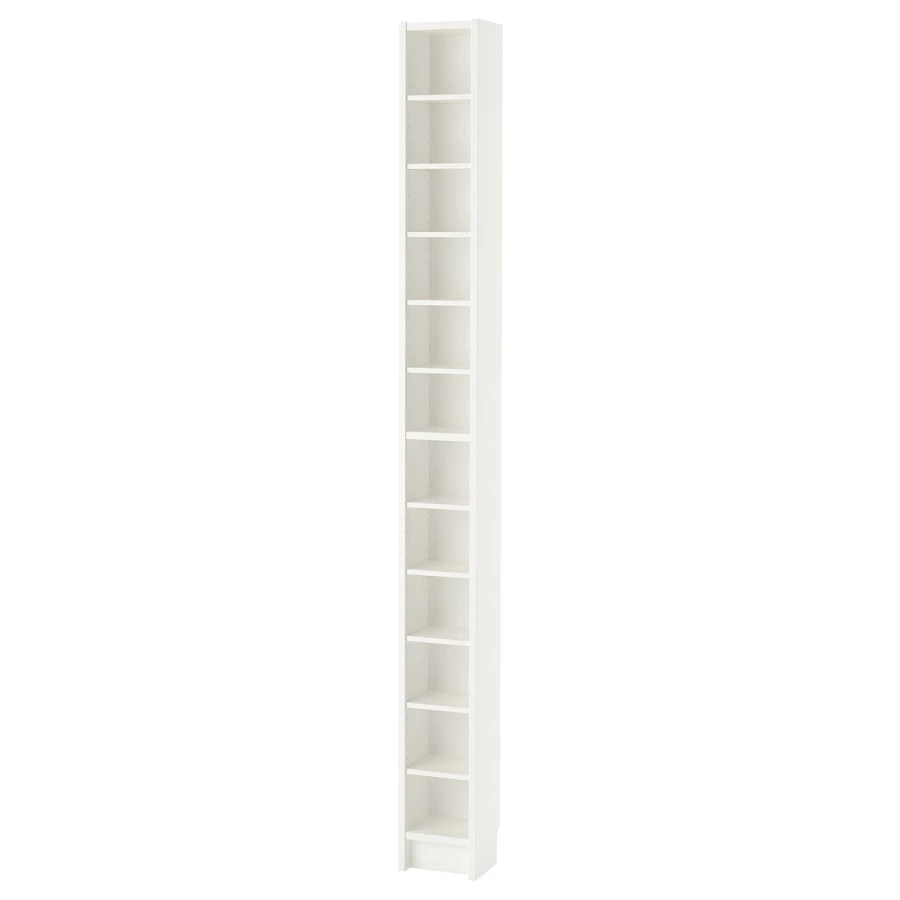 Открытый книжный шкаф - GNEDBY IKEA/ГНЕДБИ ИКЕА, 17х20х202 см, белый (изображение №1)