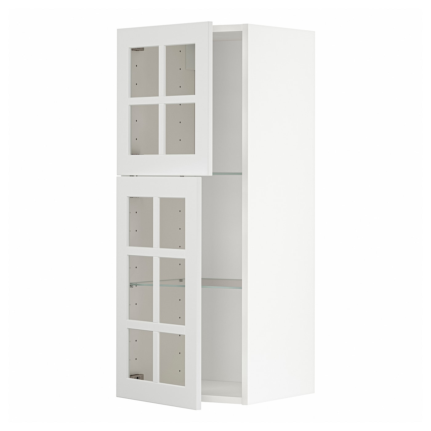 Шкаф  - METOD IKEA/ МЕТОД ИКЕА, 100х40 см, белый/светло-серый