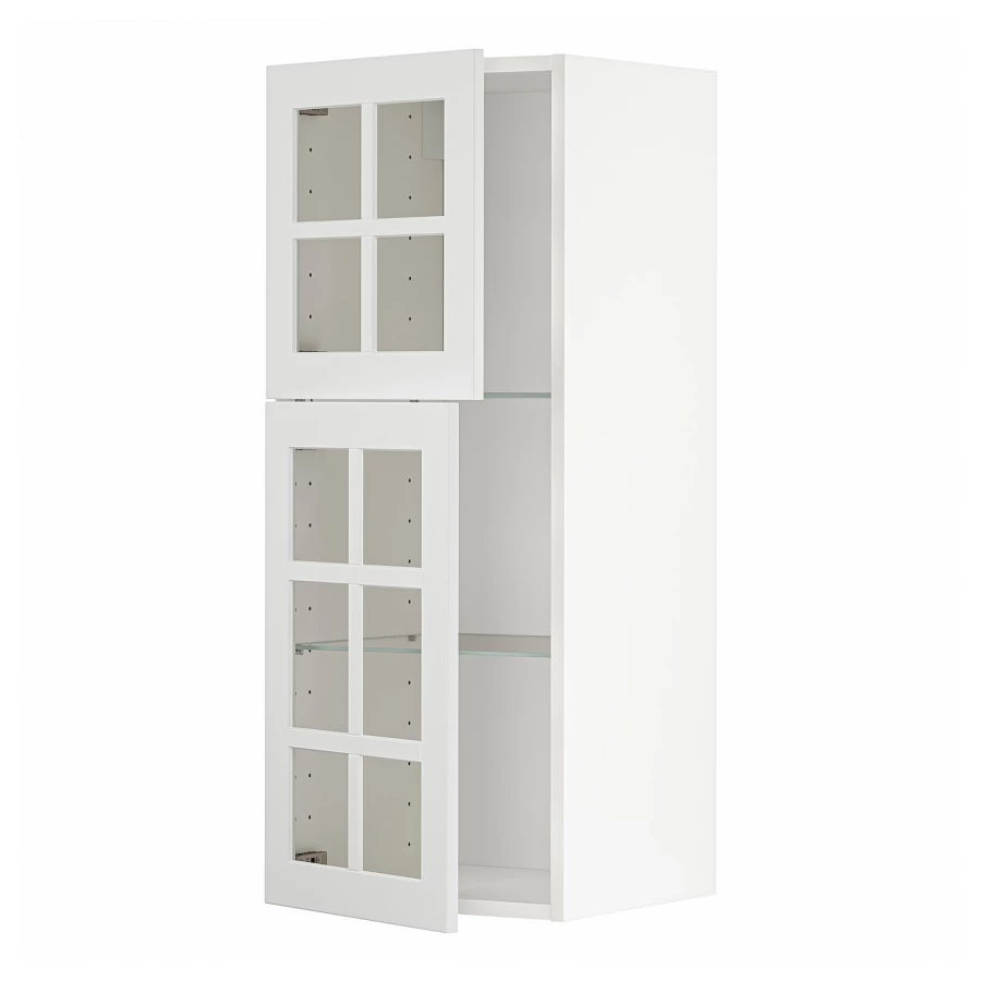 Шкаф  - METOD IKEA/ МЕТОД ИКЕА, 100х40 см, белый/светло-серый (изображение №1)